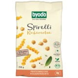 Spirelli din Naut Byodo, Fara Gluten, Bio, Paste Proteice Vegane, Bogate in Fibre - 250g