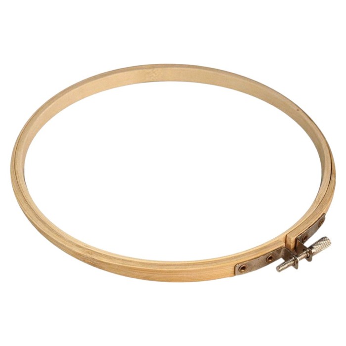 Gherghef broderie din bambus Crisalida, diametru 19,7 cm