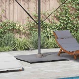 VidaXL Bază pentru umbrelă Aspect lemn gri &icirc;nchis 100 x 100 x 4 cm 3407829