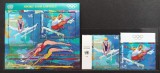 Națiunile Unite / ONU Viena (1996) - Serie completă Timbre + Coliță " Jocurile Olimpice" (S6, S7) (Neștampilat) VRT1