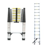 Scara telescopica din aluminiu 3.8 m, 13 trepte, 150 kg, Breckner Germany