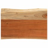 VidaXL Blat masă 50x40x3,8 cm dreptunghiular lemn acacia margine vie
