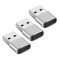 Set 3x Adaptor mini USB tip C la USB, viteza rapida de transfer - Argintiu