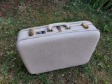 (7) Geamantan vintage McBrine Baggage colectie decor retro recuzita foto bagaj vechi anii 60