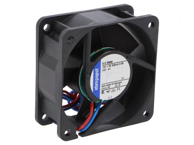 Ventilator axial 12V 60x60x25mm 56m3/h 43dBA