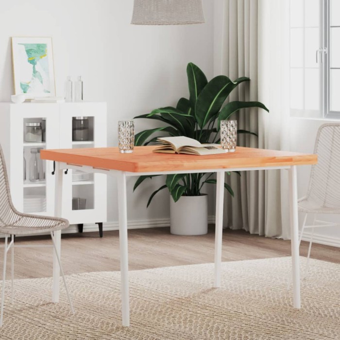 vidaXL Blat de masă pătrat, 90x90x4 cm, lemn masiv de fag 355983
