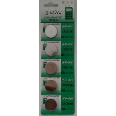 Set 5buc. blister Baterie tip buton CR2016, 3V, baterie lithium