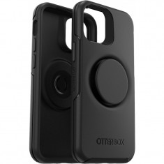 Husa Plastic - TPU OtterBox Symmetry POP pentru Apple iPhone 12 / Apple iPhone 12 Pro, Neagra