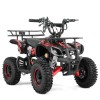Mini ATV XTR M7, 50cc, 2 timpi, Roti 6 inch, Pornire Electrica, Negru/Rosu