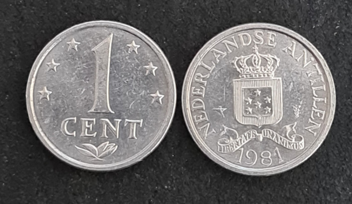 Antilele Olandeze 1 cent 1981