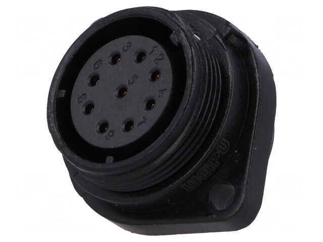 Soclu SP21 Mamă 9 PIN IP68 5A Lipire 500V