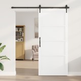 VidaXL Ușa Interioară &quot;ORKDAL&quot; Alb 93x211x4 cm Ușă din Lemn Masiv din Pin