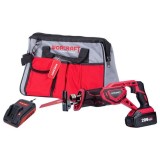 Fierastrau tip sabie, cu acumulator 2 Ah, 20V Li-ion, incarcator si geanta, Worcraft GartenVIP DiyLine