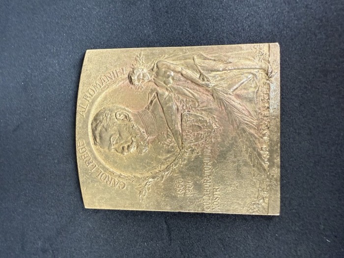 Placheta Bronz 1906 rara