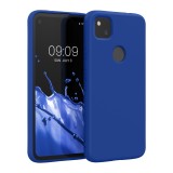 Husa Kwmobile pentru Google Pixel 4a, Albastru, Silicon, KWM000011JE043C, Carcasa
