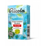 Dropsuri din plante Alpin Fresh, 40g, Ricola