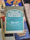 Probleme de matematica, fizica și chimie 1978-1979 vintage
