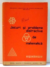 JOCURI SI PROBLEME DISTRACTIVE DE MATEMATICA , 1965 foto