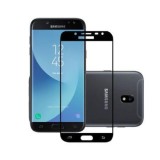 Set Folie sticla 3D Samsung Galaxy J5 2017 Neagra + Husa protectie din silicon negru