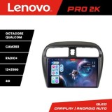 Navigatie Mitsubishi Space Star Mirage Attrage 2012- 8 core QLED 2K 12+256 360 Android Waze USB Navigatie Internet Youtube Radio Lenovo CarStore Techn