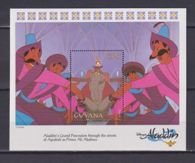 GUYANA DISNEY 1993 MI. BL. 370 MNH foto