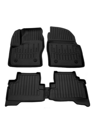 Set covorase auto din cauciuc tip tavita pentru Ford Kuga II (2012-2019) foto