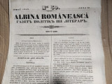 Cumpara ieftin ALBINA ROM&Acirc;NEASCĂ , AN XI, 1840, NR 50, 27IUNIE, 4 pagini, stare buna