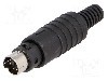 Conector mini DIN, tata, 6, SCHURTER - 4850.1610