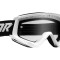 Ochelari cross/atv Thor Combat Racer, alb/negru