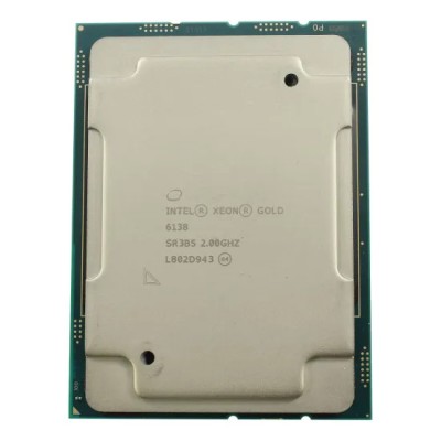 Procesor Server Second Hand Intel Xeon Gold 6138 2.00 - 3.70GHz, 27.5MB L3 Cache foto