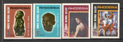 Rhodezia.1967 10 ani Galeria Nationala Salisbury-Pictura DX.80 foto