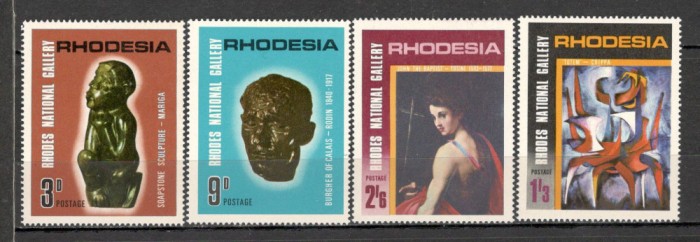 Rhodezia.1967 10 ani Galeria Nationala Salisbury-Pictura DX.80