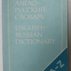 ENGLISH - RUSSIAN DICTIONARY , A-Z , 20000 DE CUVINTE , 1985