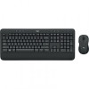 Kit mouse tastatura Logitech MK545 Advanced Wireless Combo, USB Logitech Unifying receiver, Negru