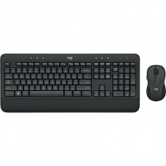 Kit mouse tastatura Logitech MK545 Advanced Wireless Combo, USB Logitech Unifying receiver, Negru