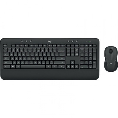 Kit mouse tastatura Logitech MK545 Advanced Wireless Combo, USB Logitech Unifying receiver, Negru foto