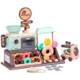 Set jucarie Chipolino Donut Shop cu lumini, sunete si 34 accesorii