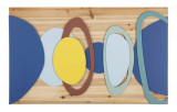 Cumpara ieftin Decoratiune de perete Wood Color, Mauro Ferretti, 80x50 cm, fier/lemn de brad, multicolor