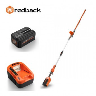 Redback Pachet E920D+EP60+EC50 Trimmer de gard viu extensibil 40V, 2400mm, 520mm, acumulator 40V/6Ah, incarcator 40V/5A foto