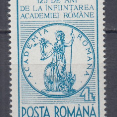 ROMANIA 1991 LP 1259 - 125 ANI INFIINTAREA ACADEMIEI ROMANE MNH