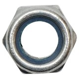 Set 50 piulite hexagonale autoblocante DIN 985 M12x1.5, zincate, clasa G8, pentru structuri metalice si montaje mecanice
