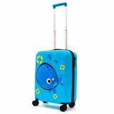 Troler Blue Whale Albastru 55X40X24 CM ComfortTravel Luggage, Ella Icon