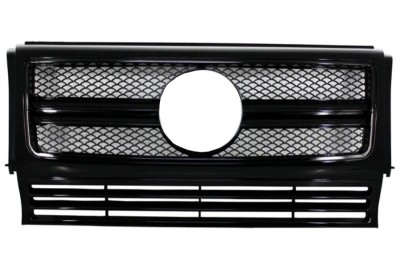 Grila Centrala Mercedes W463 G-Class (1990-2017) G65 G63 Design Negru Lucios Edition Performance AutoTuning foto
