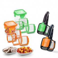 Oferta 1+1 Gratis Tocator si feliator legume, fructe 5in1 Nicer Dicer Quick foto