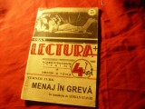 Werner Turk - Menaj in greva - Colectia Lectura nr 461 , 32 pag ,interbelica