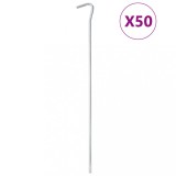 VidaXL Țăruși de cort, 50 buc., 30 cm, &Oslash;5 mm, oțel galvanizat