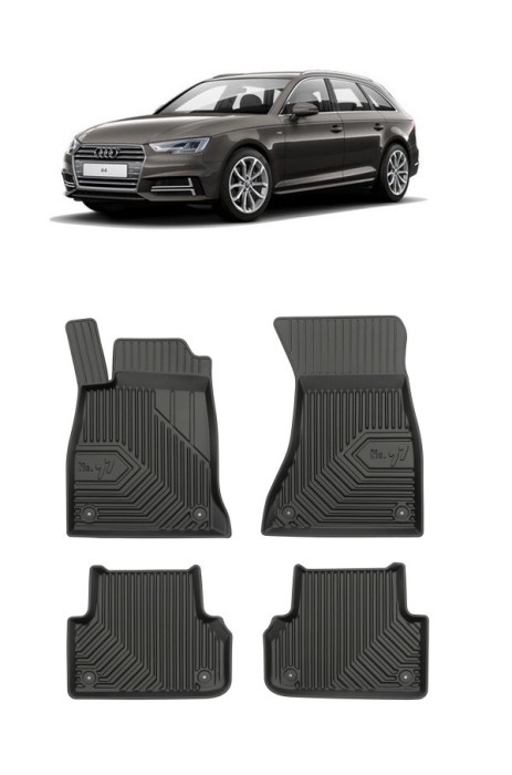 Set Covorase Auto din cauciuc Tavita Premium 3D Audi A4 B9 (2016-2022)