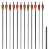 Săgeți standard arc recurv 30&quot; 0,76 cm carbon 12 buc.