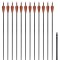 Săgeți standard arc recurv 30&quot; 0,76 cm carbon 12 buc.
