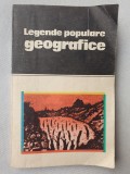 LEGENDE POPULARE GEOGRAFICE - Nicoleta Coatu - 1986, 237 pag, stare f buna, Alb, L